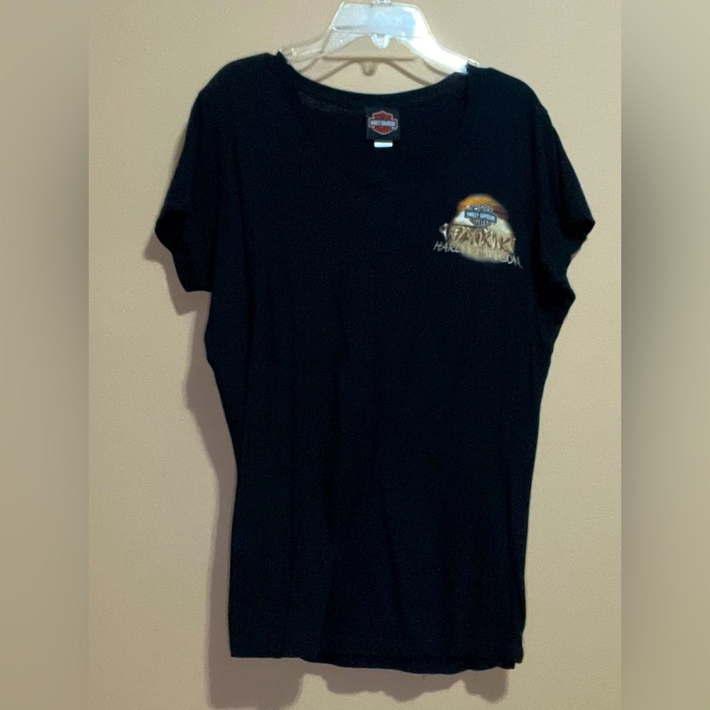 Harley Davidson, V-neck T-shirt